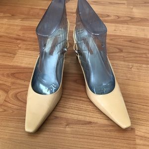 Unisa Leather Slingback Heels, size 7